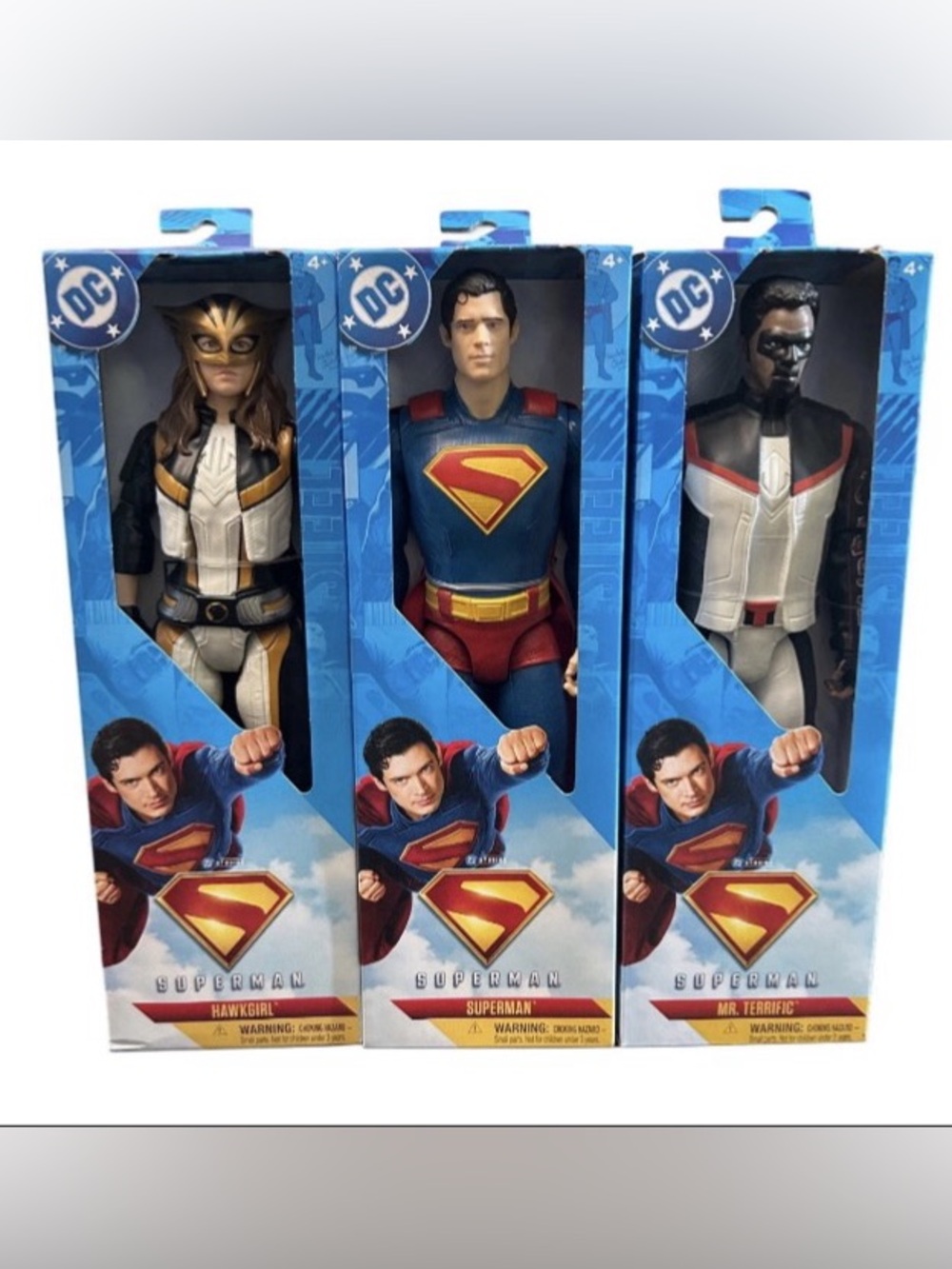 DC Superman Movie Action Figure 12” Set Spin Master 2025 Hawkgirl Mr Terrific